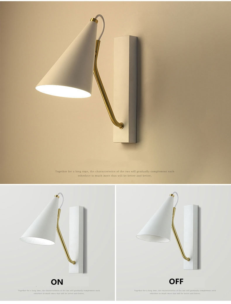 Nordic Minimalist Led Wall Lamp Modern Minimalist Bedroom