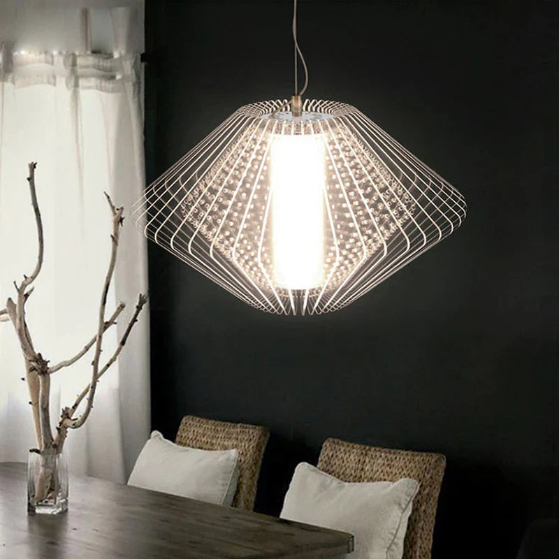 Modern Acrylic Pendant Lamp LED Simple Dandelion Hanging Light