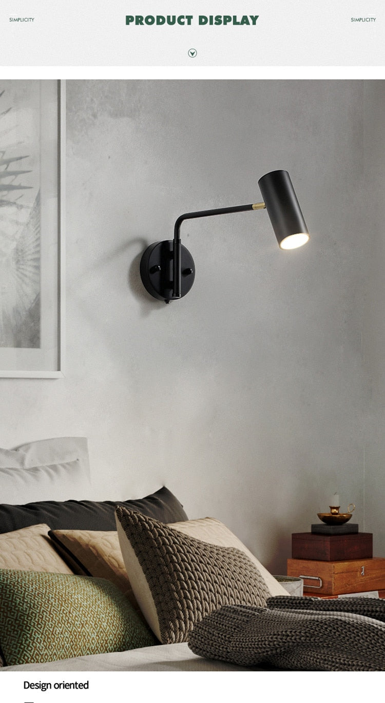Modern Adjustable Swing Arm Lamp