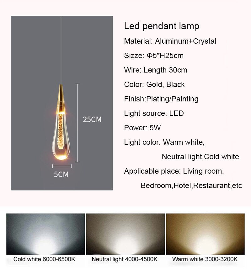 Blonche Post-Modern Crystal Wall Lights
