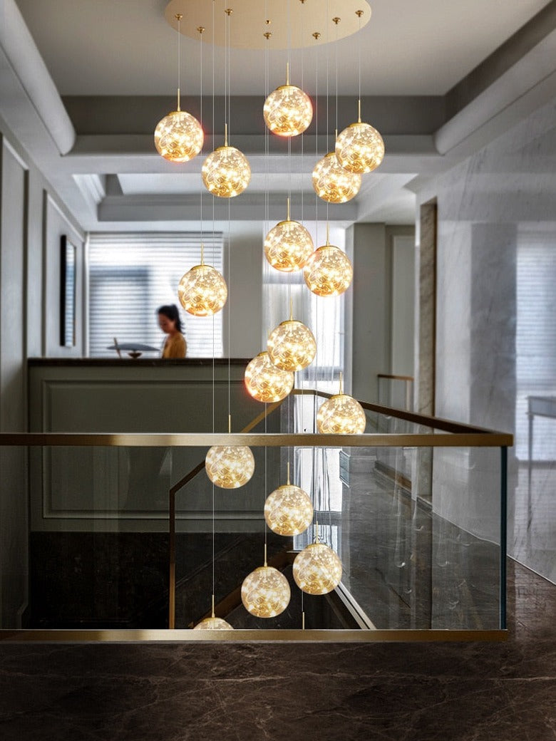 Yotal Modern Glass Ball Chandelier