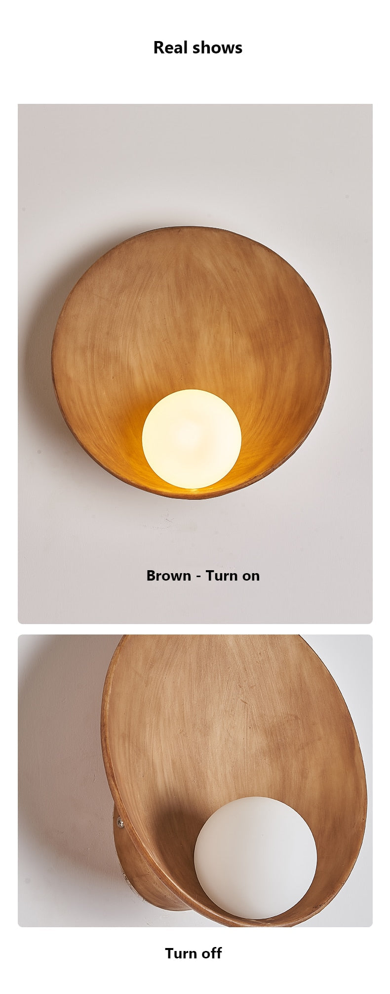 TML Arome - Shell Wall Lamp Japanese Creative LED Lighting