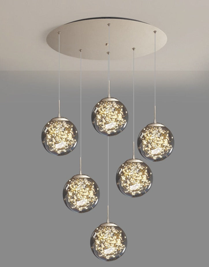 Yotal Modern Glass Ball Chandelier