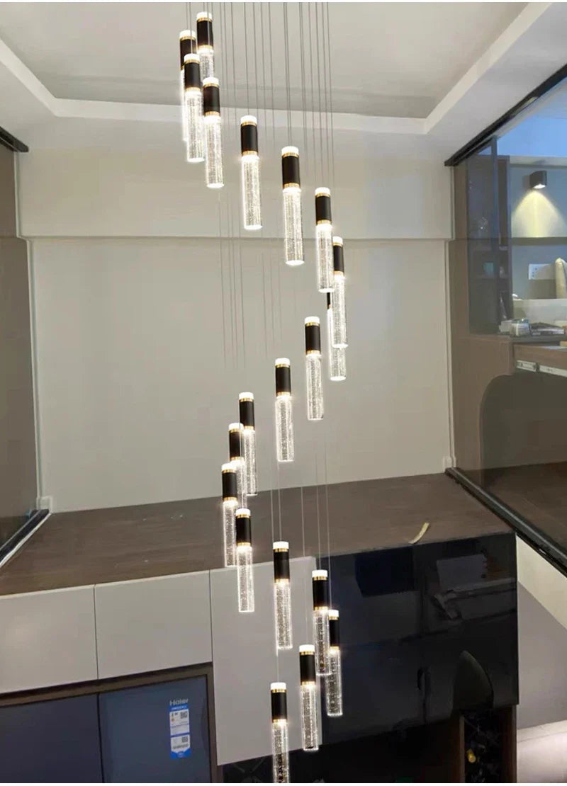 Ylk Spiral Design LED Chandelier