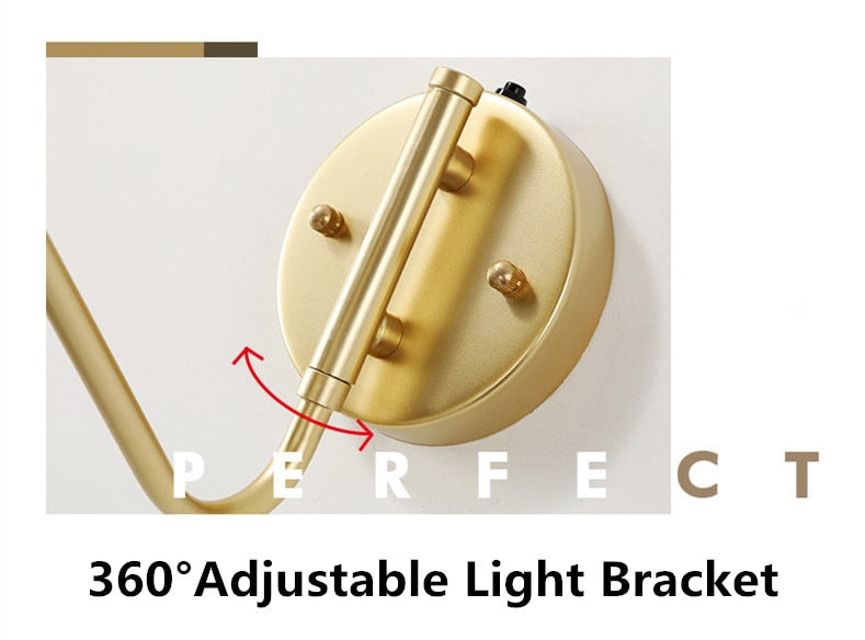 Modern Adjustable Swing Arm Lamp