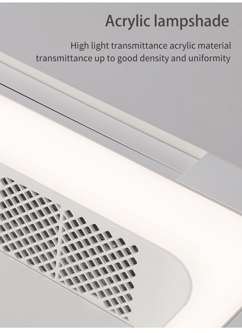 BTM Samong - Modern Bladeless App Ceiling Fan Lamp Remote control