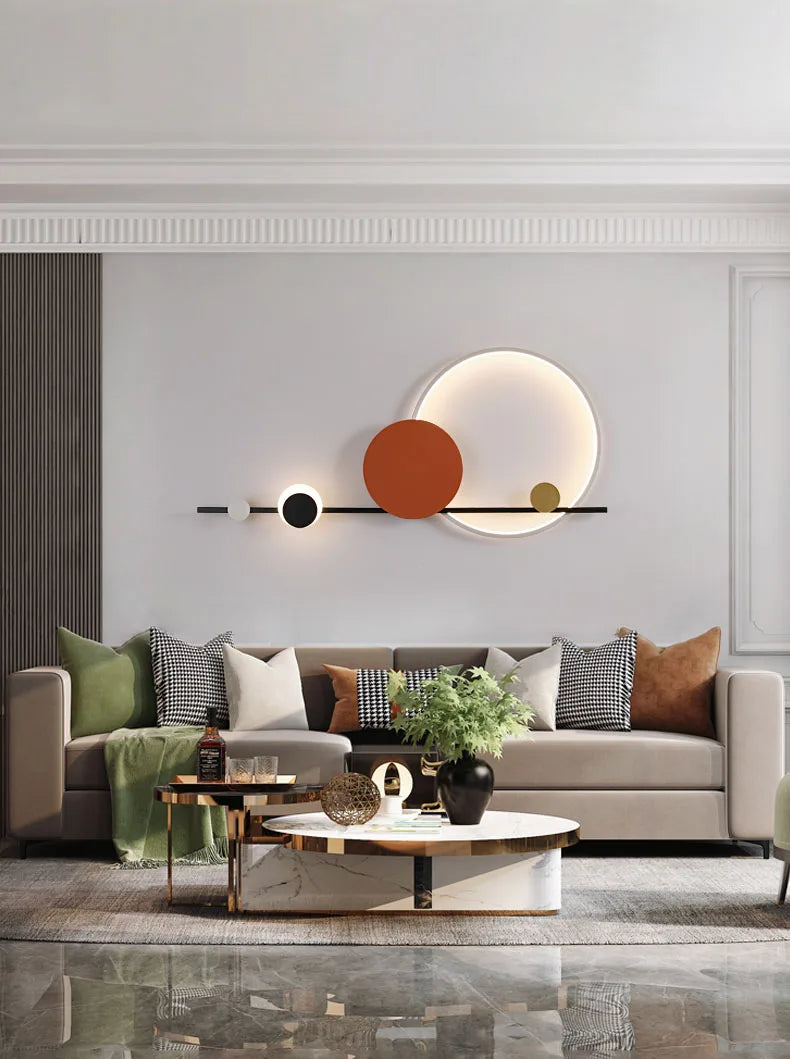 Cerative LED Wall Lights Hotel Lobby Living Room Bedroom Wall Lamps