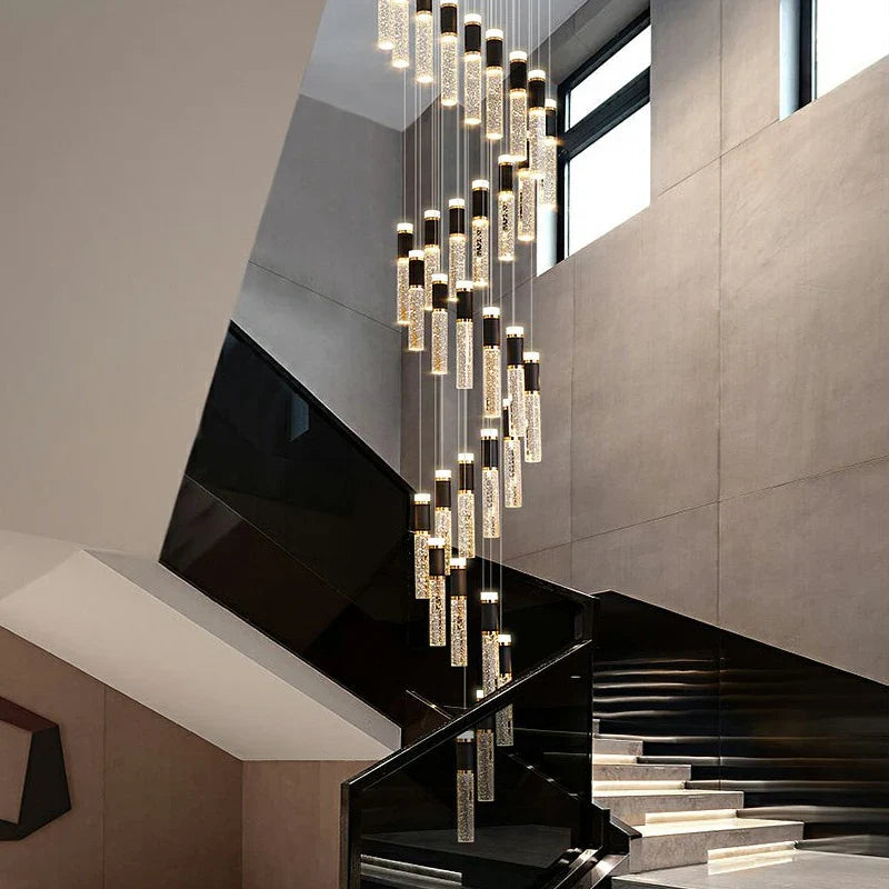 Ylk Spiral Design LED Chandelier