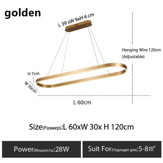Voong Modern Ring Pendant Lamp