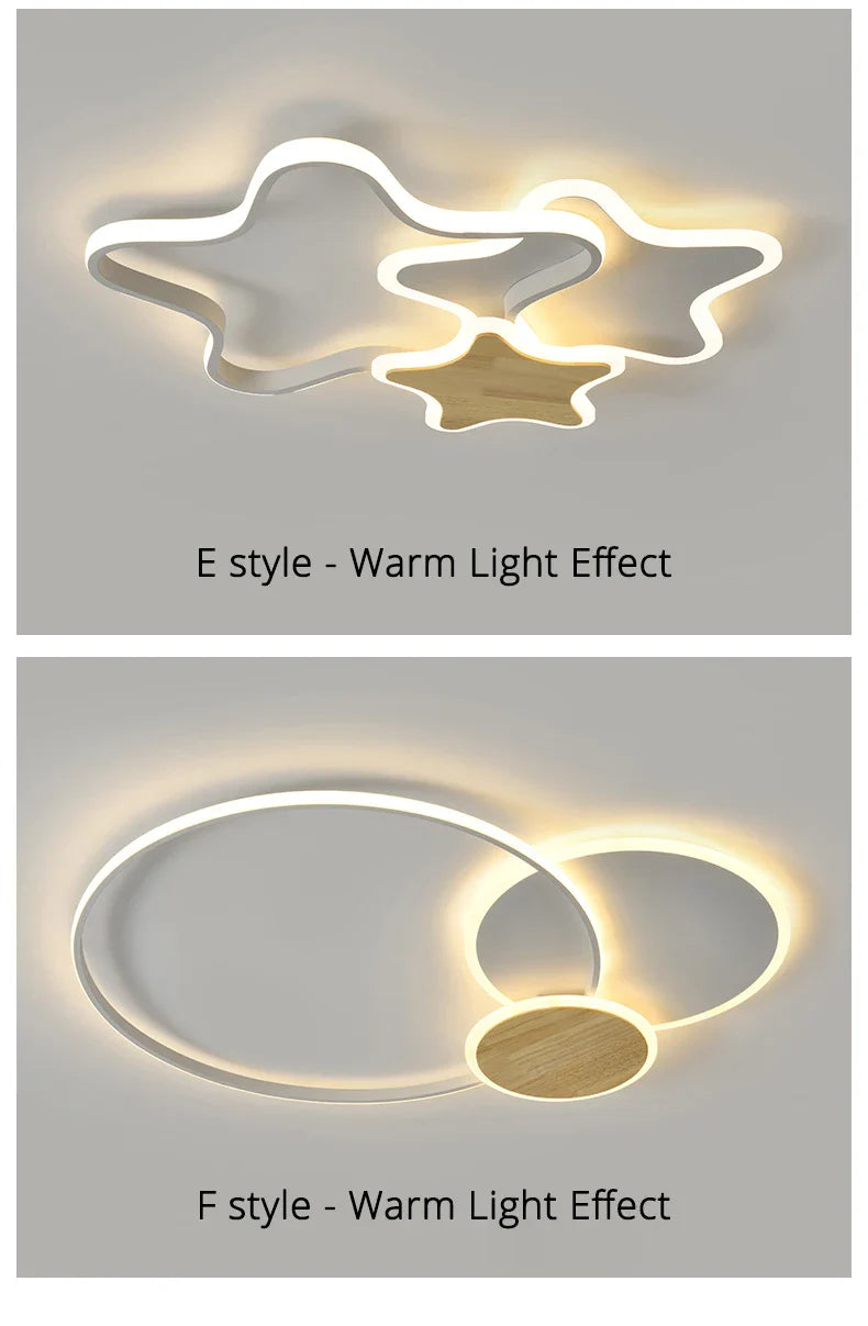 Qiyi Fluifust Modern LED Ceiling Fixture