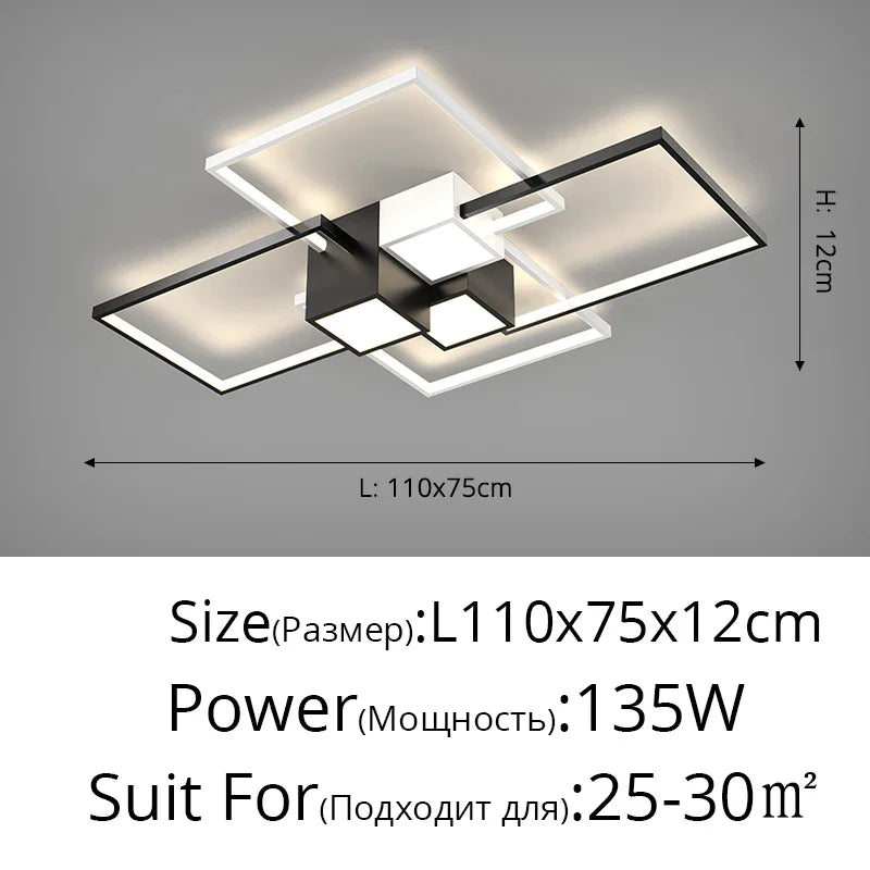 Qiyi Modern Ceiling Chandelier Lights
