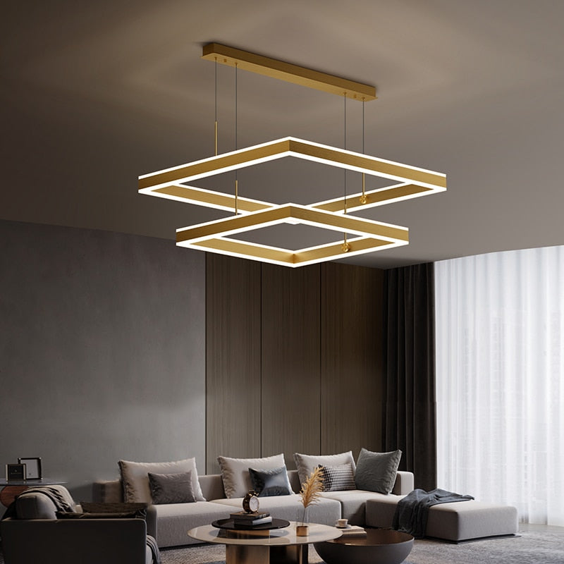 Ylk Kare Modern LED Chandelier