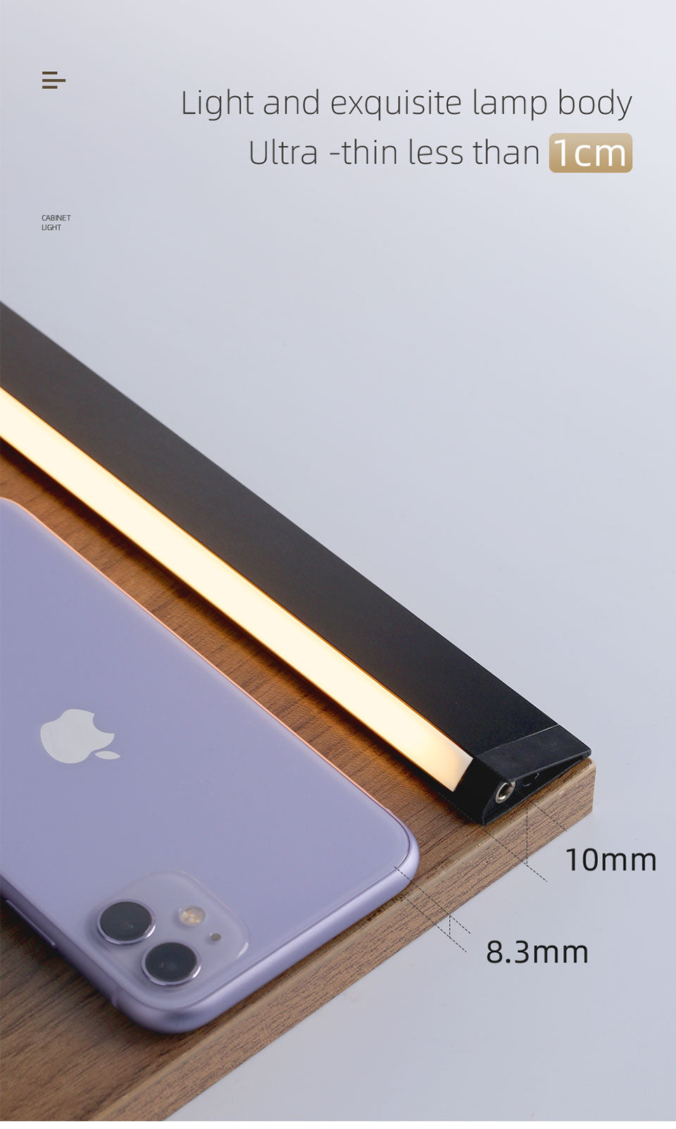 AiS LED Cabinet Light Motion Sensor Magnetic Spliceable Night Lamp