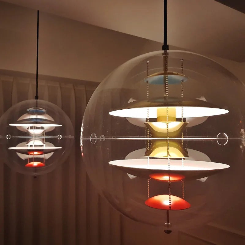 Denmark Nordic Designer Acrylic Planet Pendant Lights