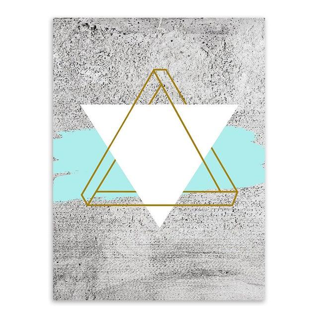 Abstract Geometric Texture Shape Large Canvas Art Poster Print Wall Picture Painting Modern Nordic Living Room Decor