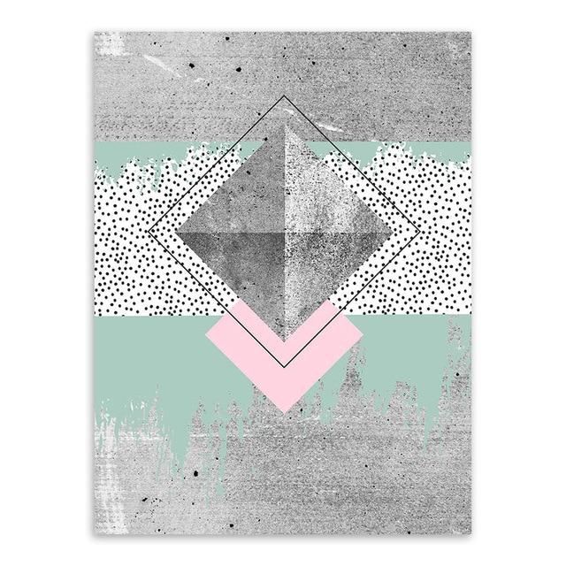 Abstract Geometric Texture Shape Large Canvas Art Poster Print Wall Picture Painting Modern Nordic Living Room Decor