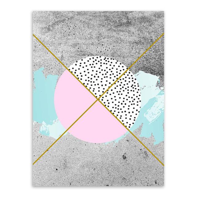 Abstract Geometric Texture Shape Large Canvas Art Poster Print Wall Picture Painting Modern Nordic Living Room Decor