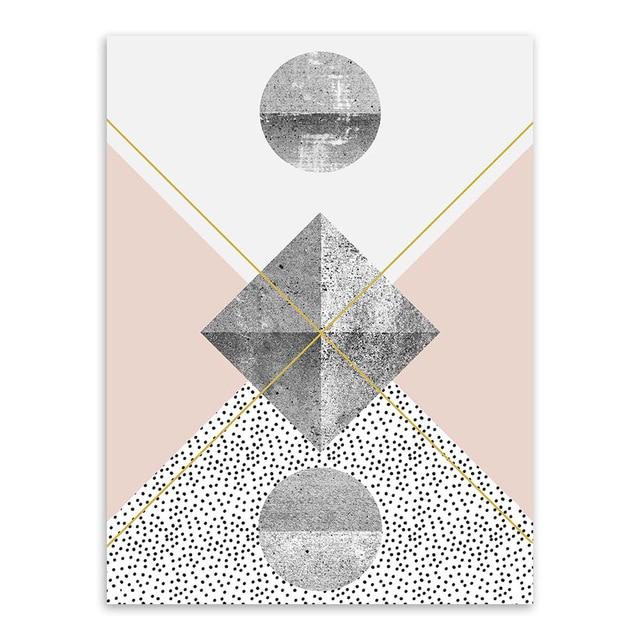 Abstract Geometric Texture Shape Large Canvas Art Poster Print Wall Picture Painting Modern Nordic Living Room Decor