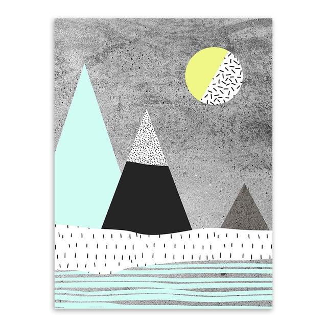 Abstract Geometric Texture Shape Large Canvas Art Poster Print Wall Picture Painting Modern Nordic Living Room Decor