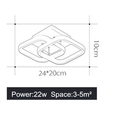 Ceiling Hallway Multi-Square Light - Avenila Selects
