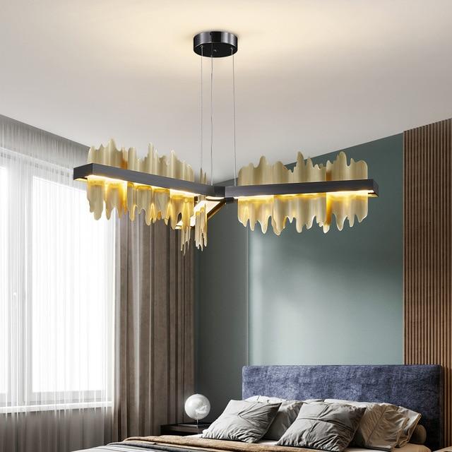 Copper Steel New Black Gold Luxury Chandelier