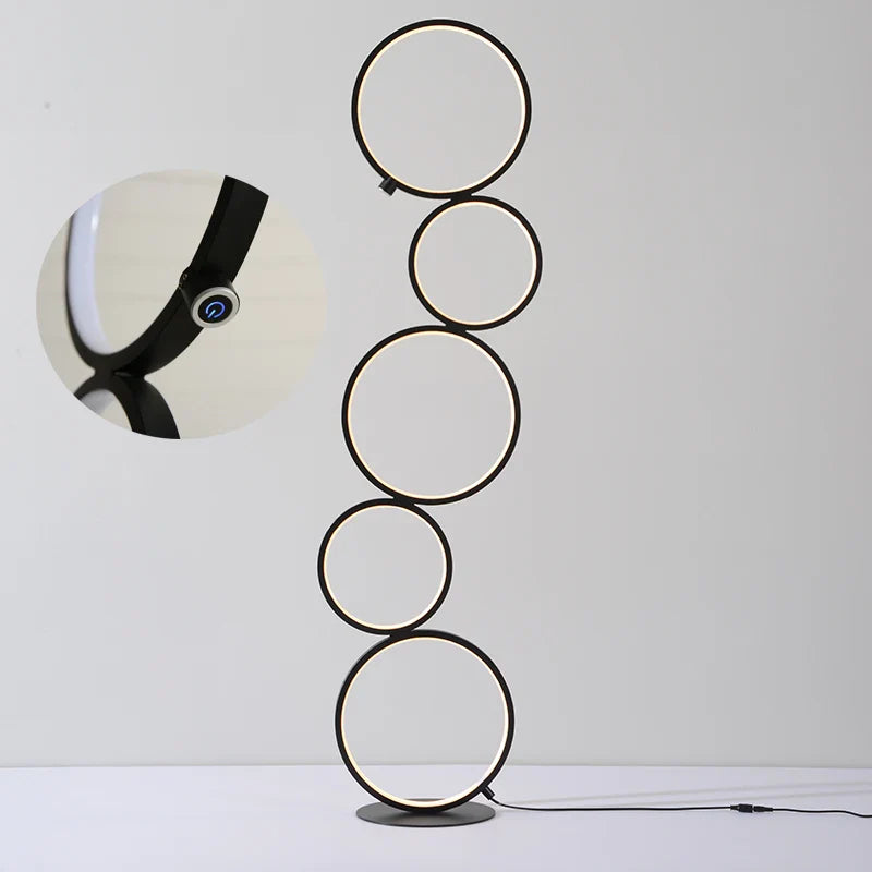 Nordic Ring Design Floor Lamp
