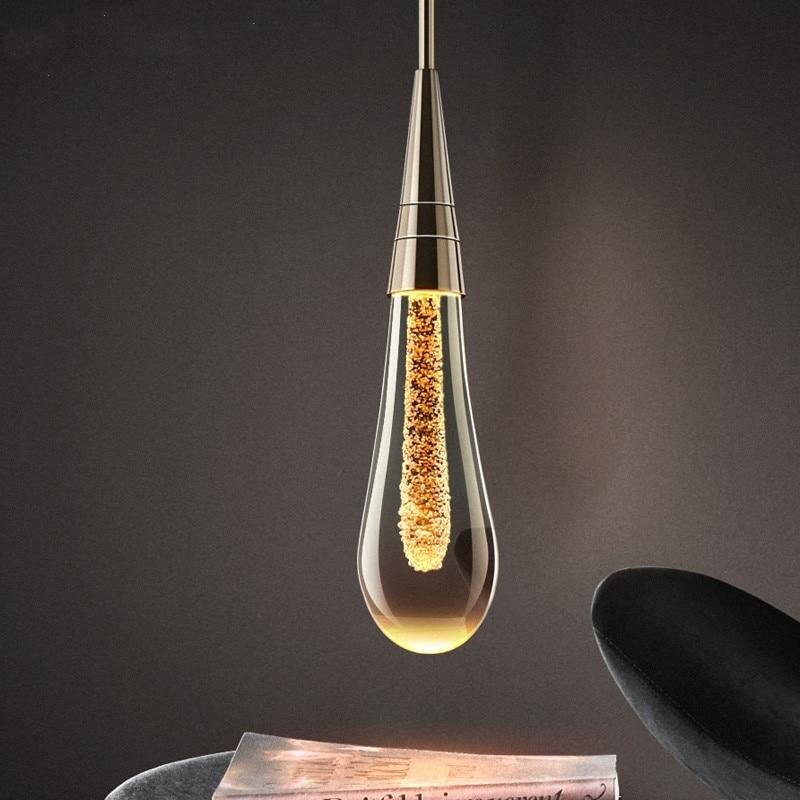 Designer LED Water Drop Pendant Light