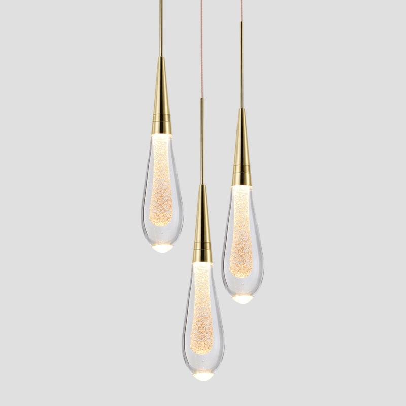 Designer LED Water Drop Pendant Light