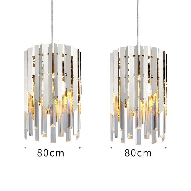 Gold Crystal Kitchen Pendant Hanging Lights