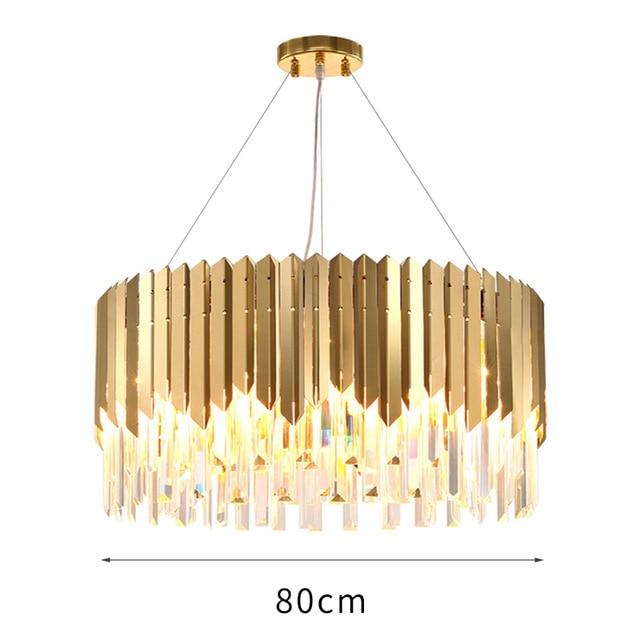 Gold Crystal Kitchen Pendant Hanging Lights