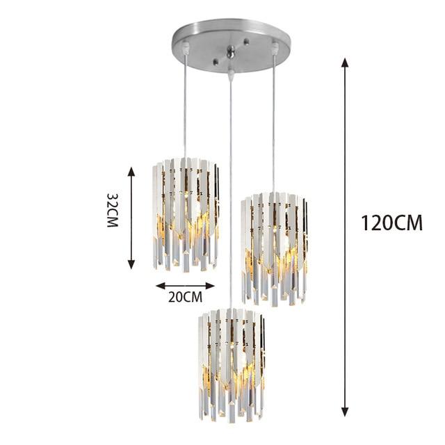 Gold Crystal Kitchen Pendant Hanging Lights
