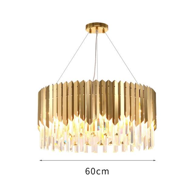Gold Crystal Kitchen Pendant Hanging Lights