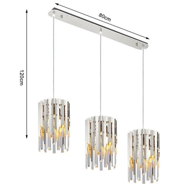 Gold Crystal Kitchen Pendant Hanging Lights