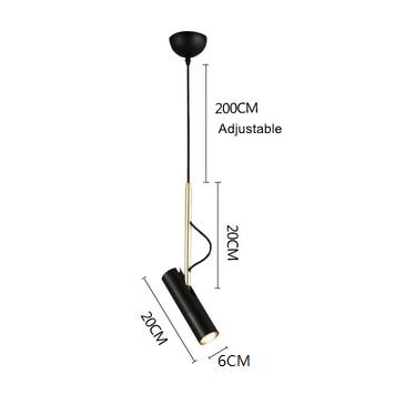 Hanging Modern Gold/Black/White Pendant Lights