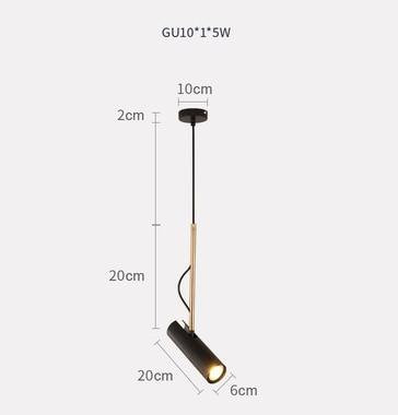 Hanging Modern Gold/Black/White Pendant Lights