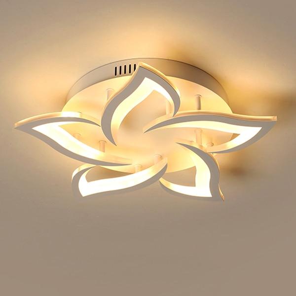 Lotus Ceiling Chandelier with Brightness Control