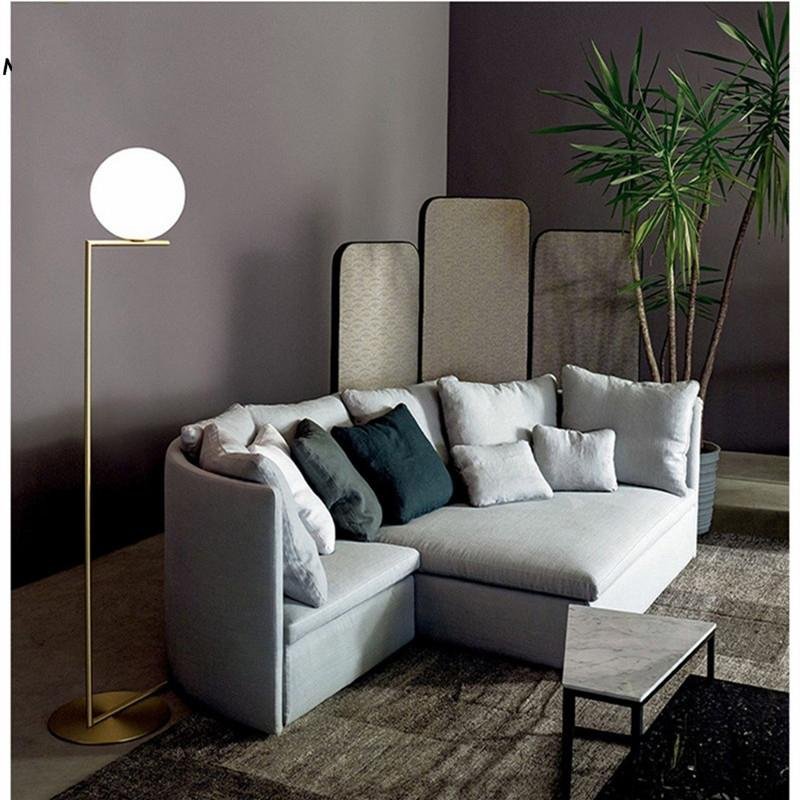 Luxury Minimalistic Gold LED Ball Floor Lamp