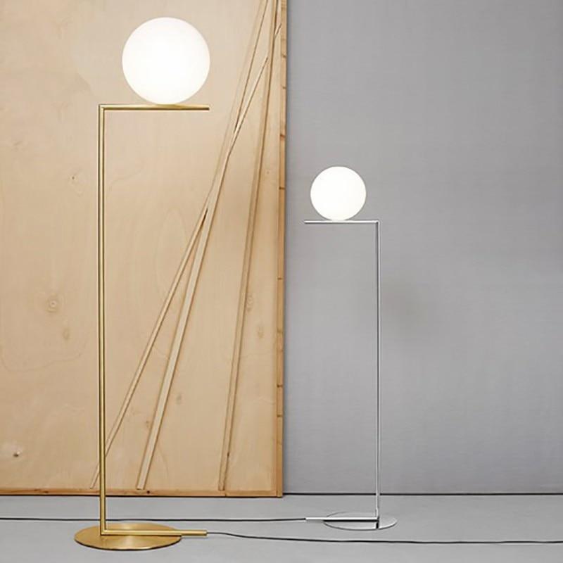 Luxury Minimalistic Gold LED Ball Floor Lamp