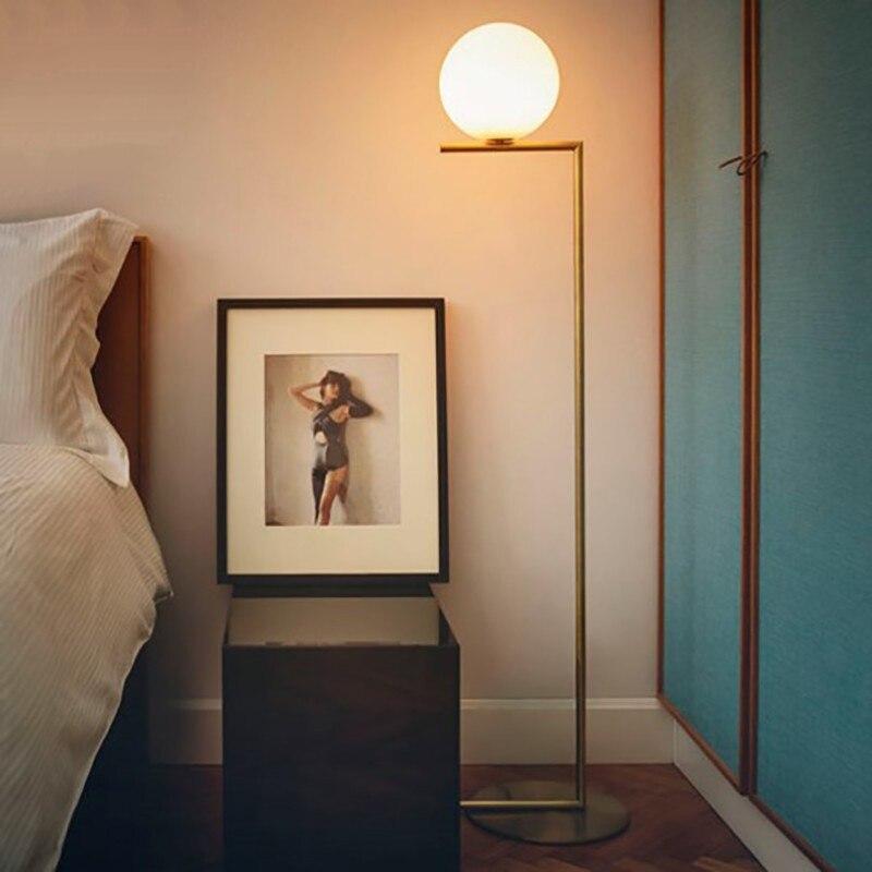 Luxury Minimalistic Gold LED Ball Floor Lamp