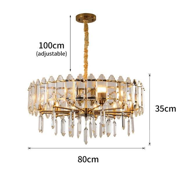 Luxury Round Crystal Chandelier