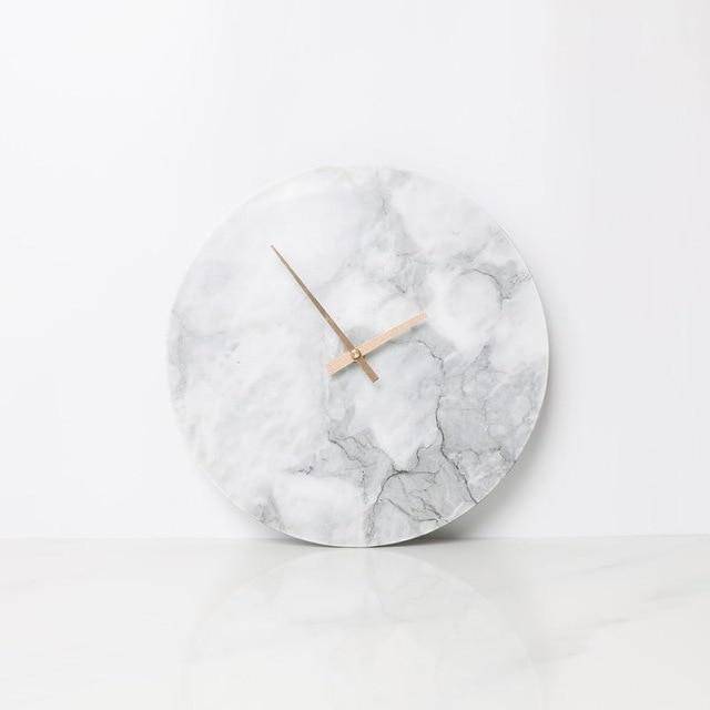 Avenila Select Minimalist Marble Clock