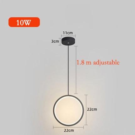 Minimalist Ring Hanging Light Fixture