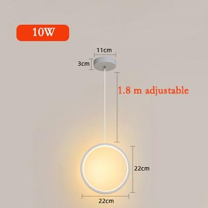 Minimalist Ring Hanging Light Fixture