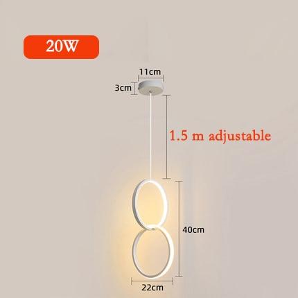 Minimalist Ring Hanging Light Fixture