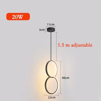 Minimalist Ring Hanging Light Fixture