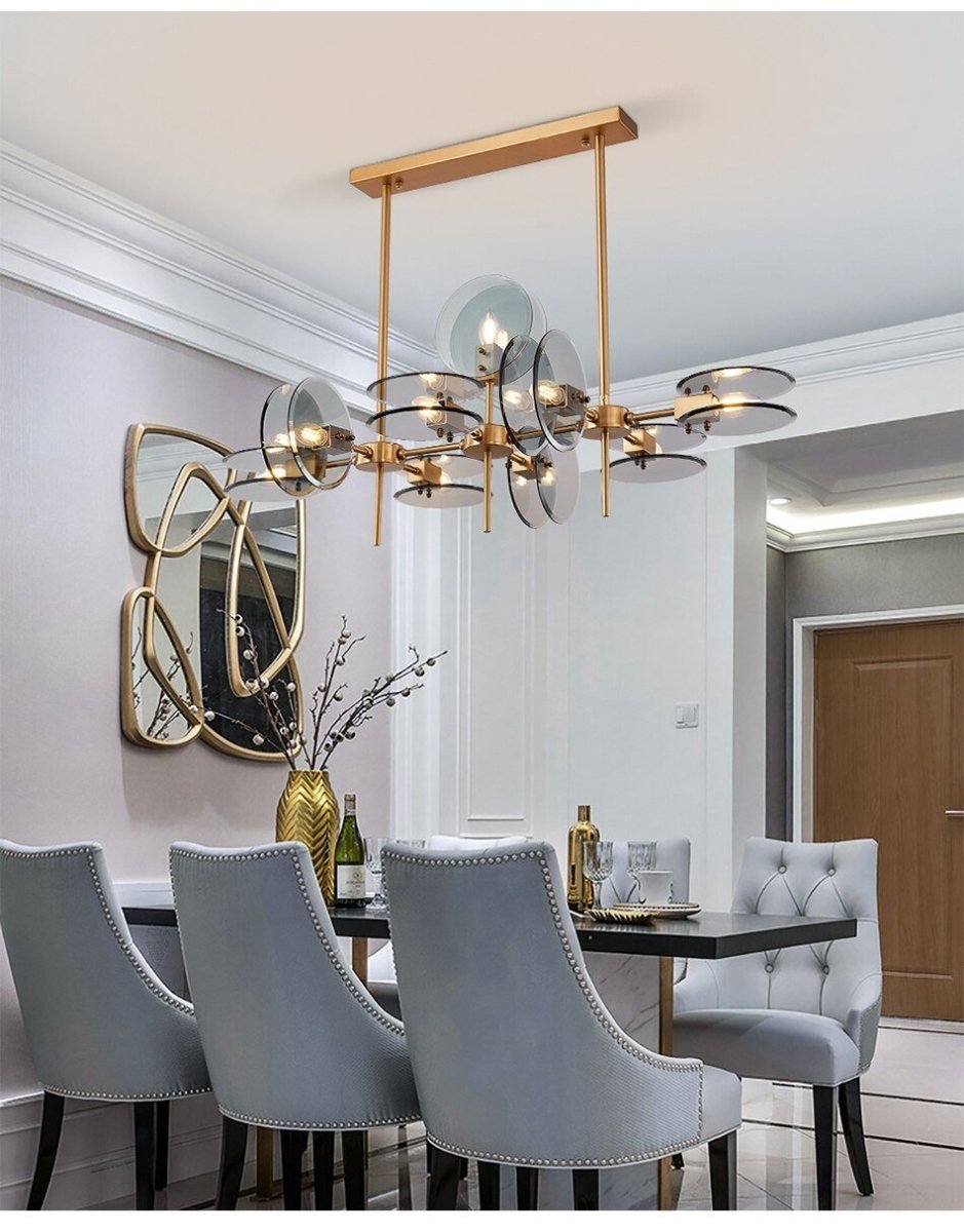 Modern Designer Chandelier Branching Structure Creative Design Lighting Luxury Glass Hanging Lamp for Living Room Dining Room