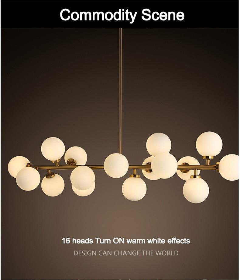 Modern Glass Balls Pendant Lamp