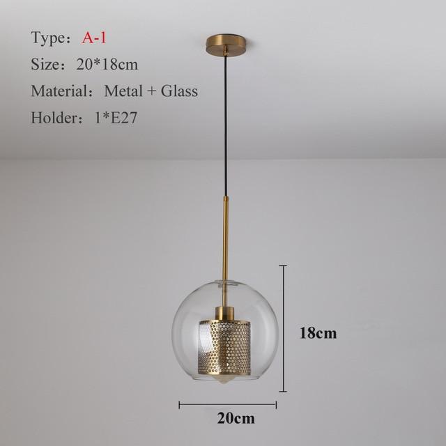 Modern Loft Glass Pendant Lights - Avenila Select