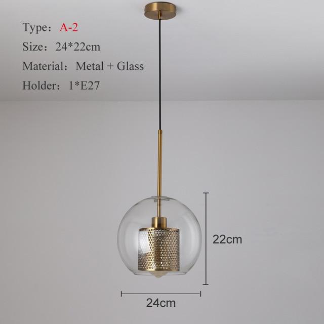 Modern Loft Glass Pendant Lights - Avenila Select