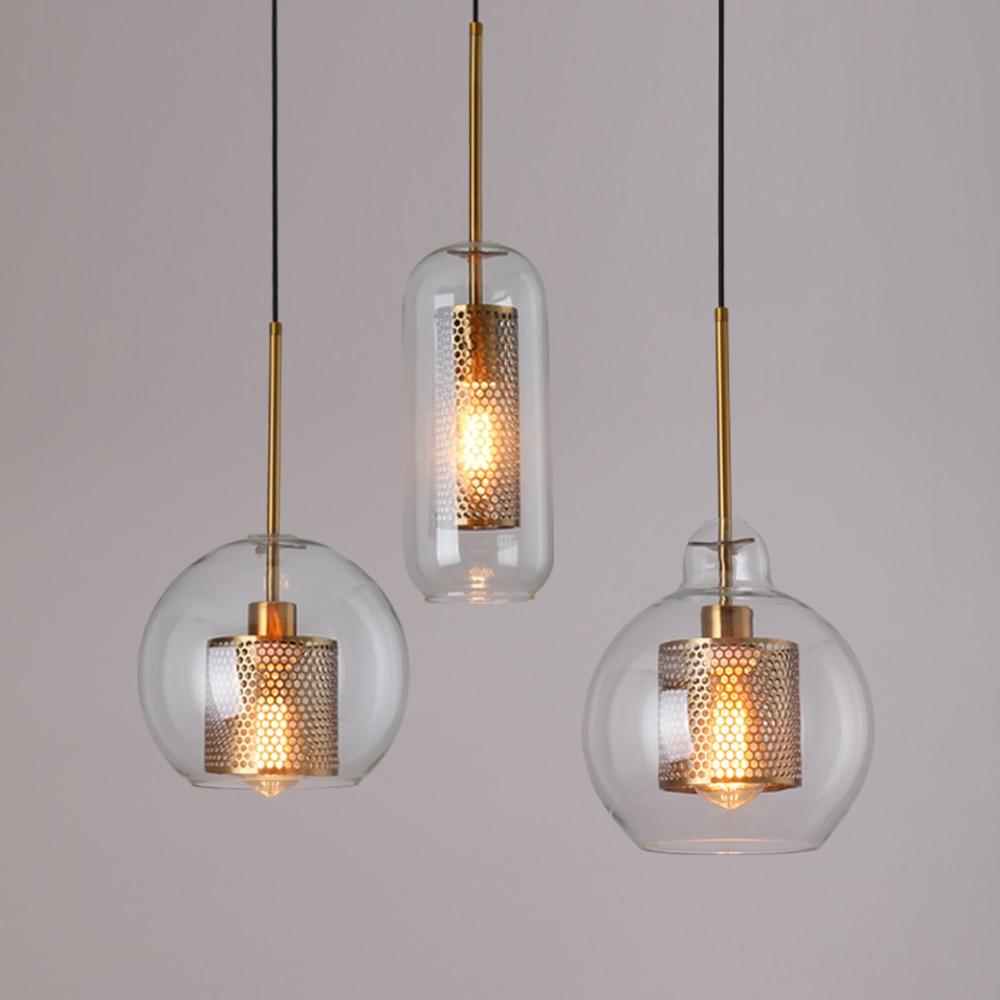 Modern Loft Glass Pendant Lights - Avenila Select